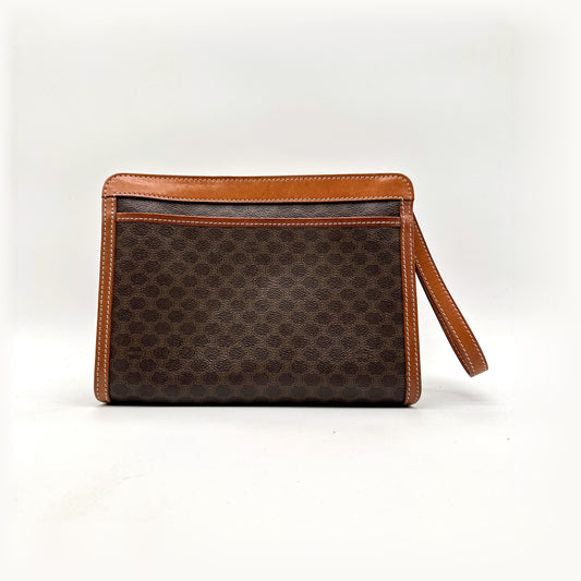 Céline Pochette Tela Macadam - vista posteriore