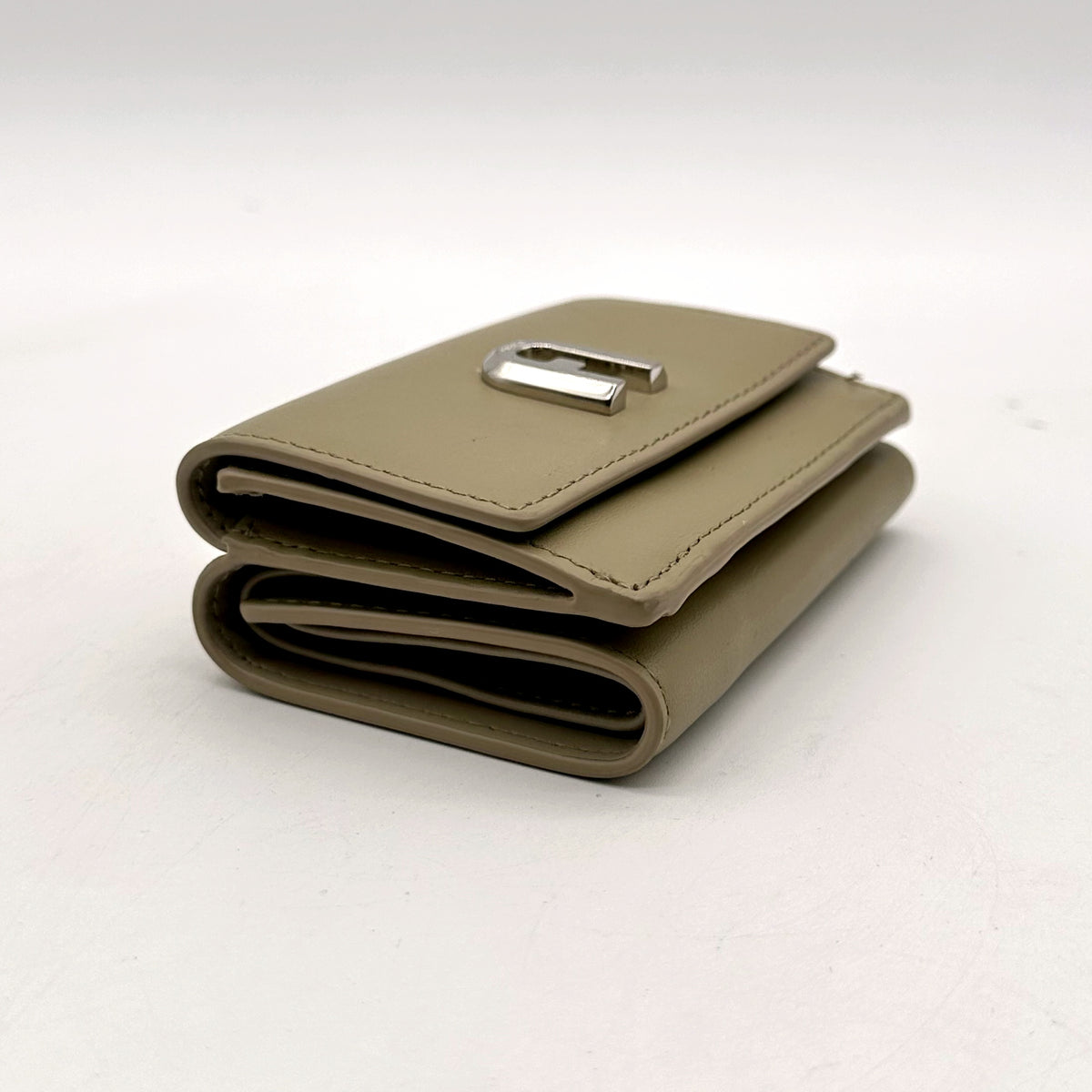 Furla Porte-monnaie Cuir Taupe - vue de trois quarts opposée