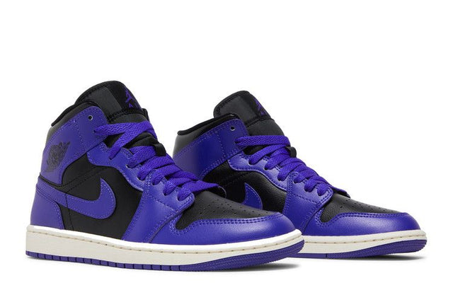 Air Jordan 1 Mid Purple Black