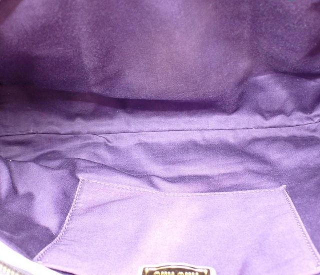 Miu Miu – Sac à Main en Cuir Rose avec Bandoulière