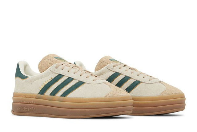 Adidas Gazelle Bold Magic Beige Collegiate Green