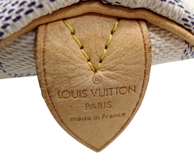 Louis Vuitton Speedy 25 -  Damier Azur (blanc)