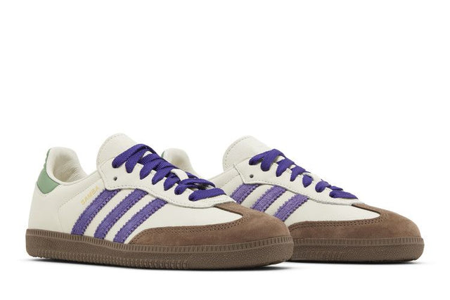 Adidas Samba OG Off White Core Purple Green Brown