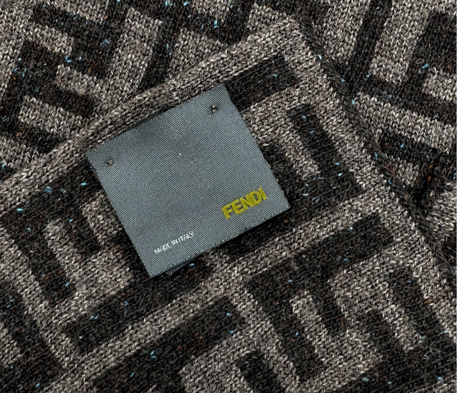 Fendi – Écharpe Zucca en Laine