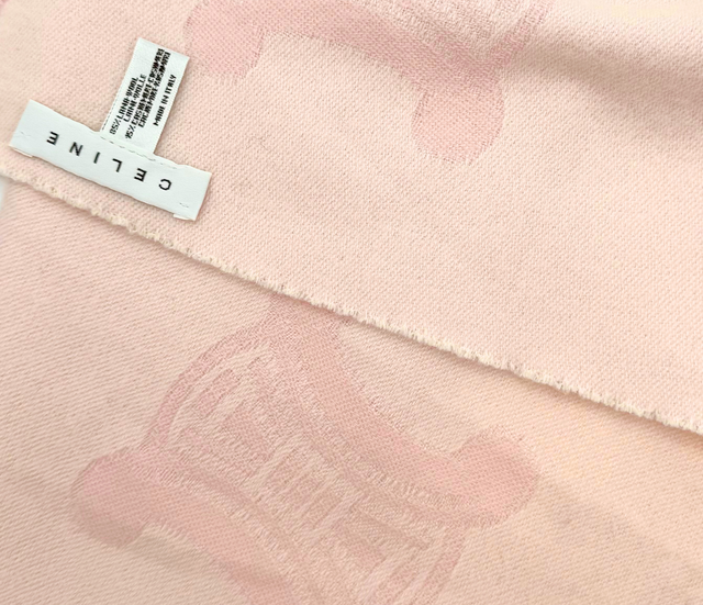 Écharpe Céline Triomphe Rose