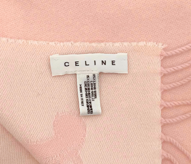 Écharpe Céline Triomphe Rose