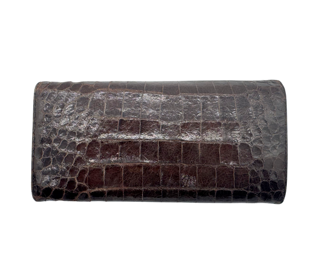 Miu Miu – Portefeuille en cuir croco