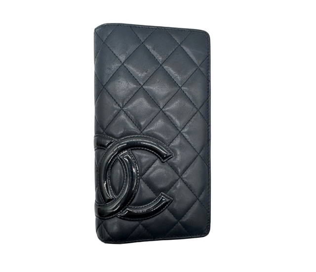 CHANEL – Long Wallet Matelassé CC