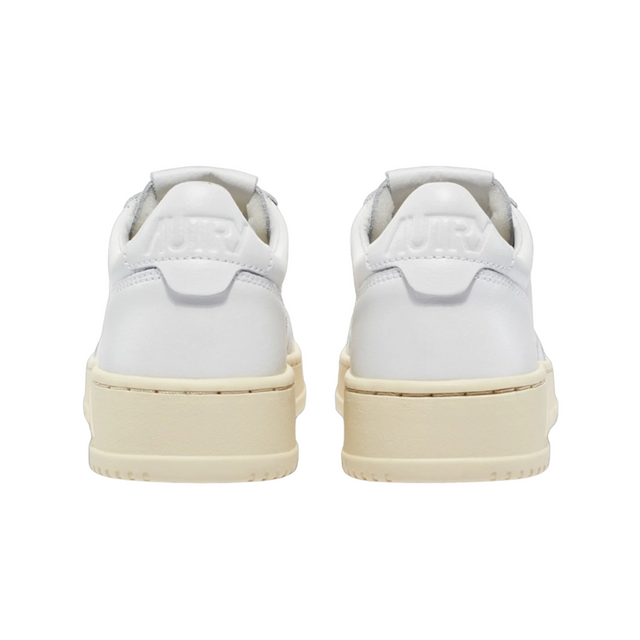 Autry Medalist Low White Leather