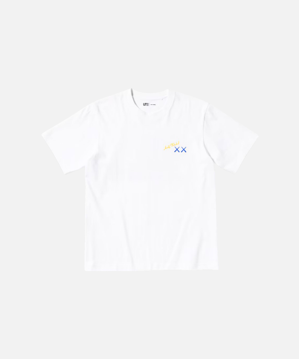 KAWS x Uniqlo Warhol UT Graphic T-shirt White Blue