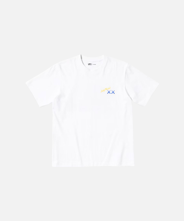 KAWS x Uniqlo Warhol UT Graphic T-shirt White Blue