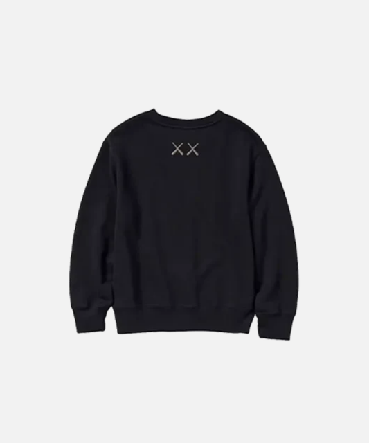 KAWS x Uniqlo Sweatshirt Schwarz