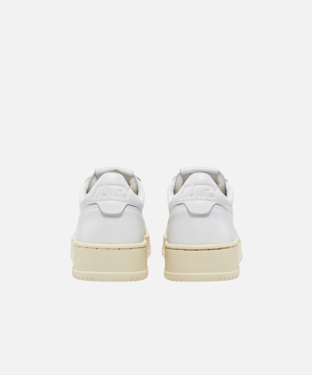 Autry Medalist Low White Leather
