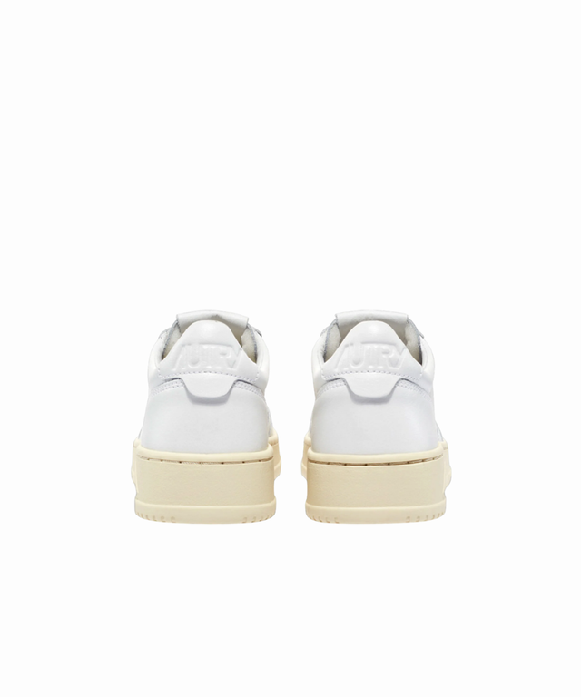 Autry Medalist Low White Leather