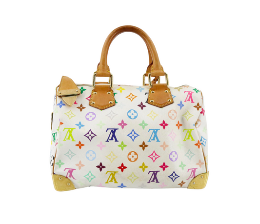 Louis Vuitton x Murakami – Speedy 30 Monogram Multicolore Branco