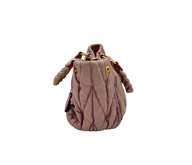 Miu Miu – Sac Matelassé Rose