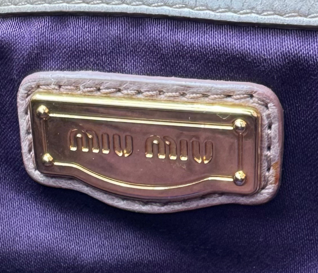 Miu Miu – Sac Matelassé Rose