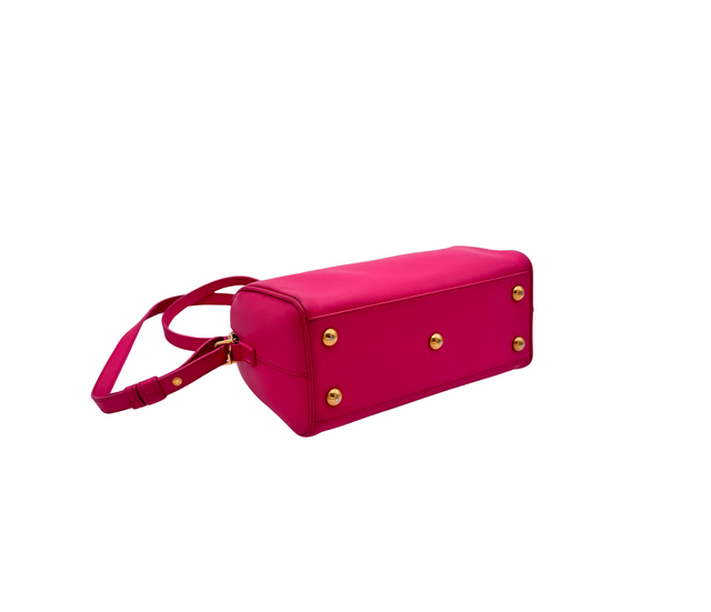 Saint Laurent – Sac Duffle en Cuir Rose