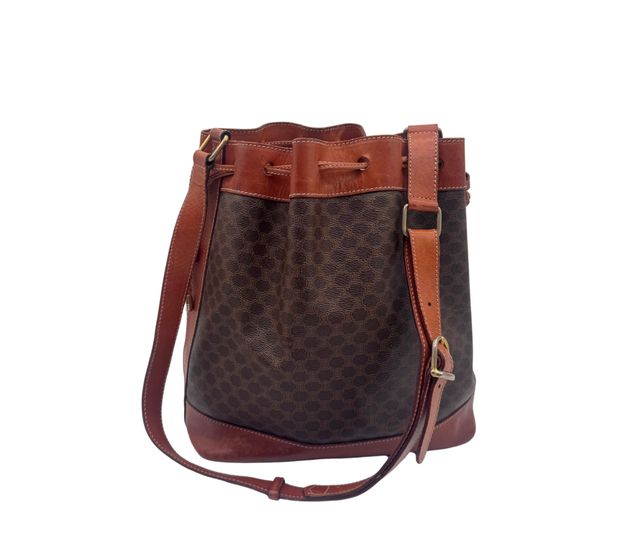 Céline – Sac seau Macadam avec pochette