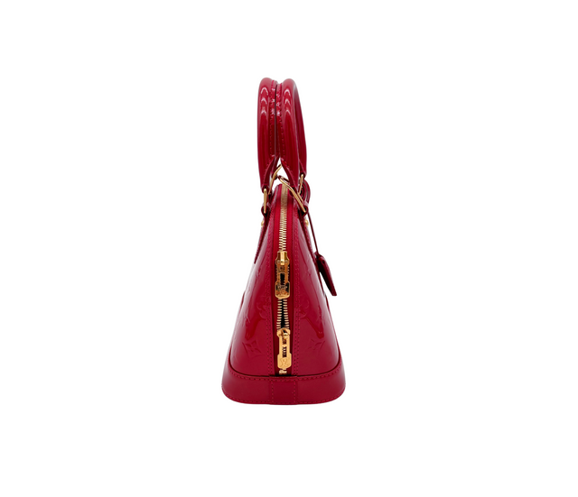 Louis Vuitton – Alma BB Monogram Vernis Rouge