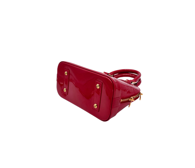 Louis Vuitton – Alma BB Monogram Vernis Rouge