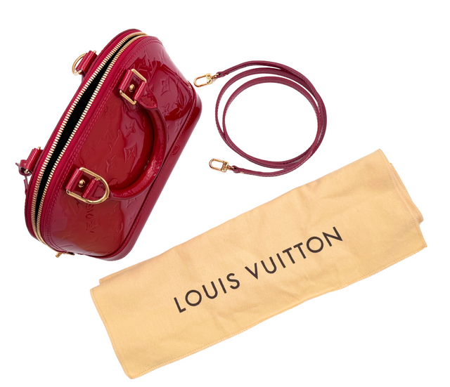 Louis Vuitton – Alma BB Monogram Vernis Rouge