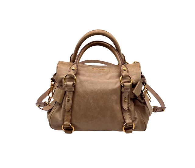 Miu Miu – Sac en cuir Beige