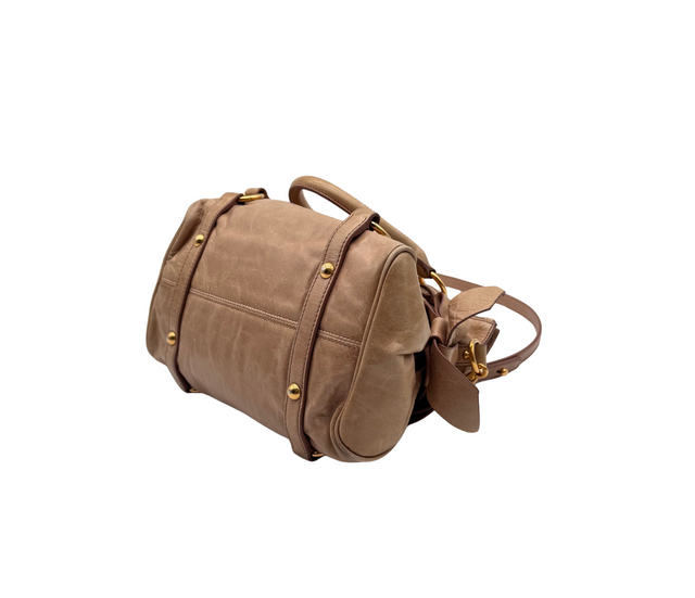 Miu Miu – Sac en cuir Beige