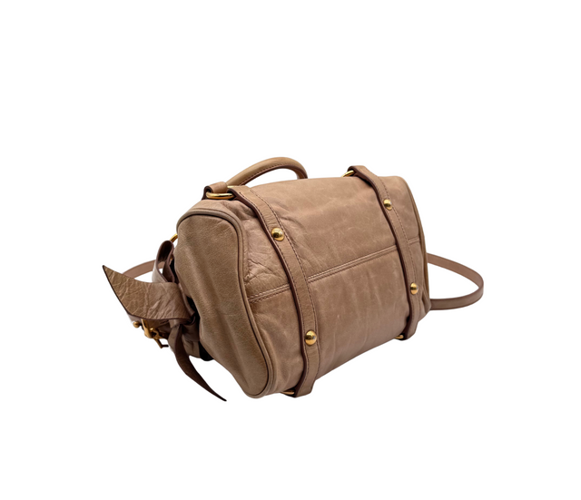 Miu Miu – Sac en cuir Beige
