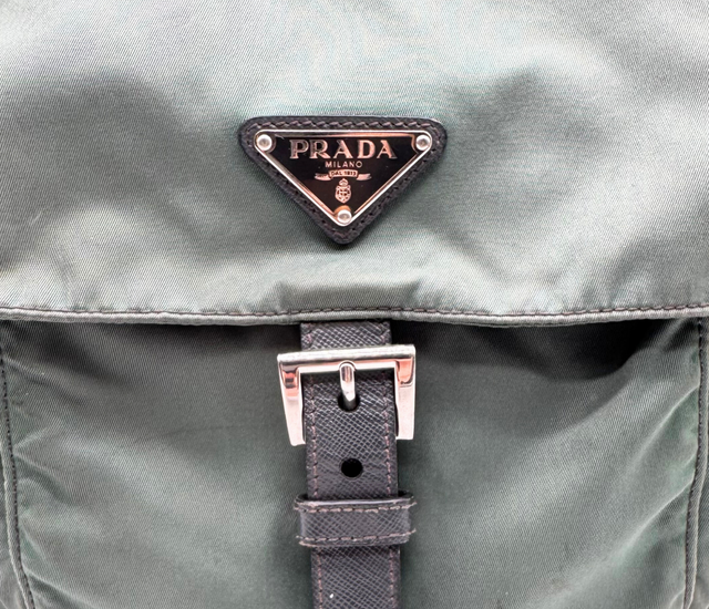 PRADA Green Nylon