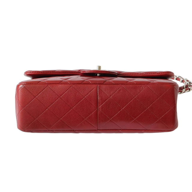 Chanel – Timeless Jumbo Classique Cuir Caviar Rouge Bordeaux