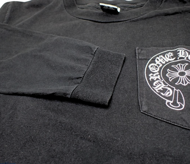 Chrome Hearts – Cut and Sew Back Arch Logo Pocket Tee – Size S