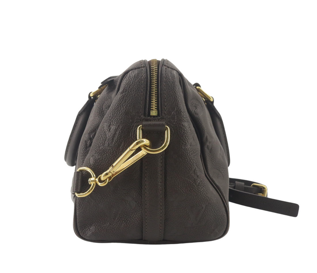 Louis Vuitton Speedy 25 Bandoulière – Cuir Monogram Empreinte Marron