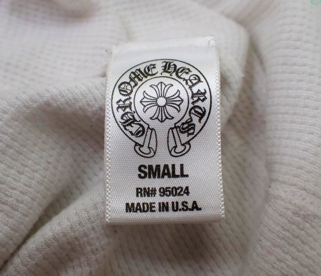 Chrome Hearts – Cut and Sewn Back CH Plus Print Thermal – Size S