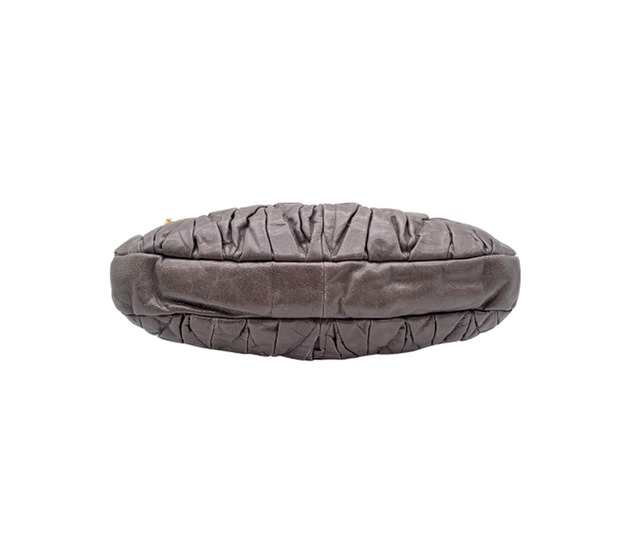 Miu Miu – Sac en Cuir Matelassé Marron