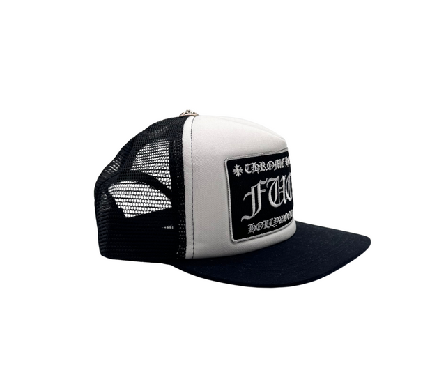 Chrome Hearts – Casquette Trucker Patch Noir & Blanc