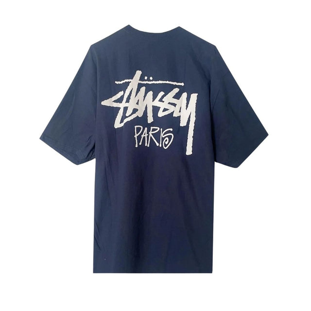 Stussy Tee Shirt Paris Navy