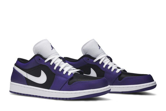 Air Jordan 1 Low Court Purple Black