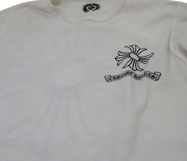 Chrome Hearts – Cut and Sewn Back CH Plus Print Thermal – Size S