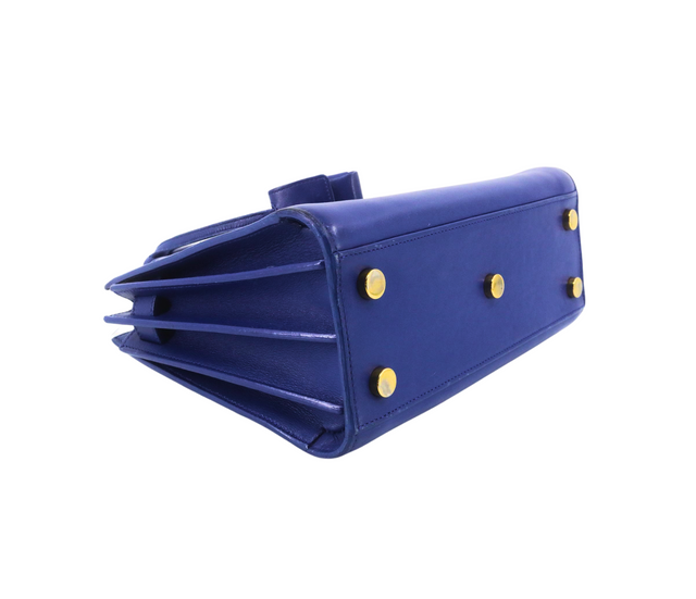 Saint Laurent – Sac de Jour Nano Bleu