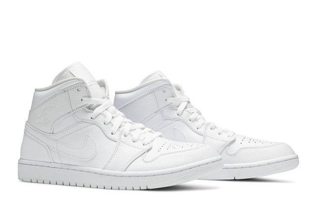 Air Jordan 1 Mid Triple White (2020)