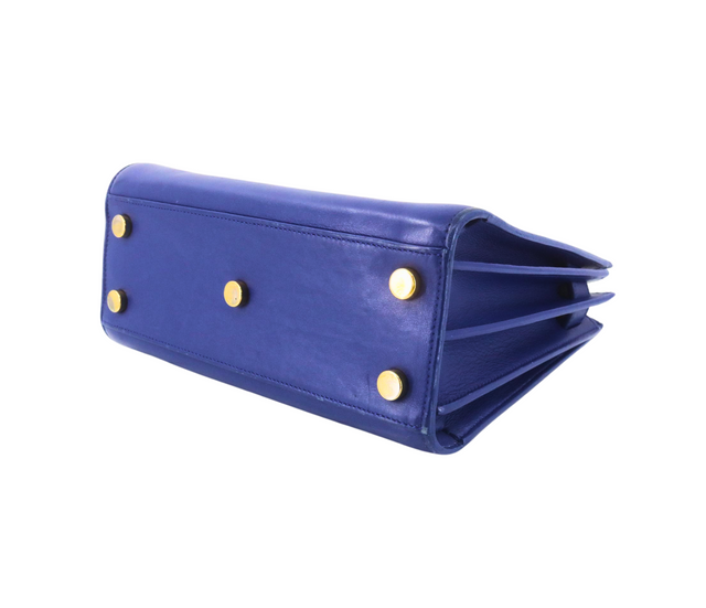 Saint Laurent – Sac de Jour Nano Bleu