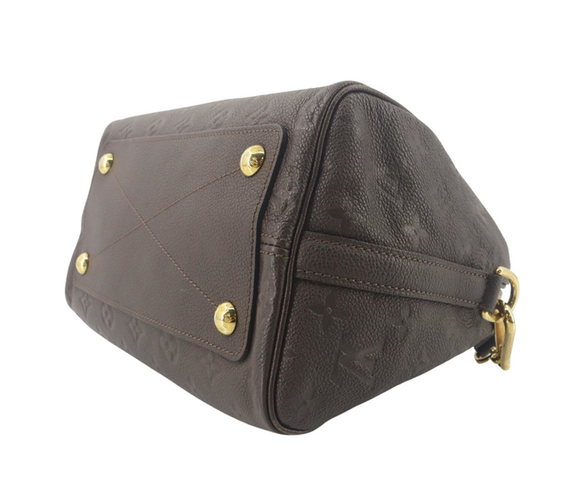 Louis Vuitton Speedy 25 Bandoulière – Cuir Monogram Empreinte Marron