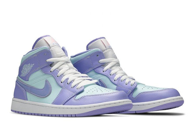Air Jordan 1 Mid Purple Aqua