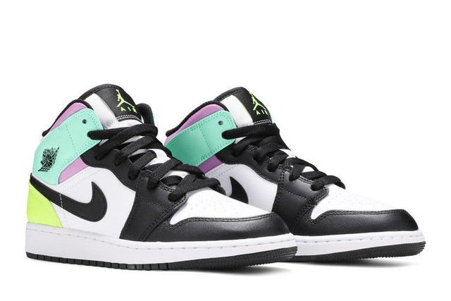 Air Jordan 1 Mid Pastel Black Toe
