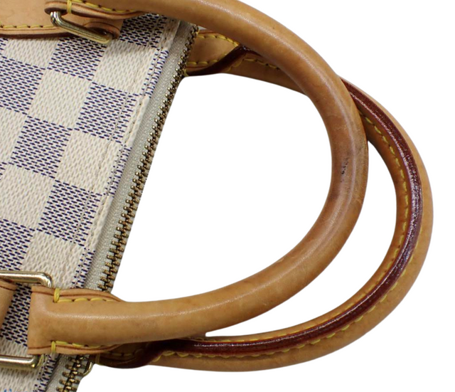 Louis Vuitton Speedy 25 -  Damier Azur (blanc)