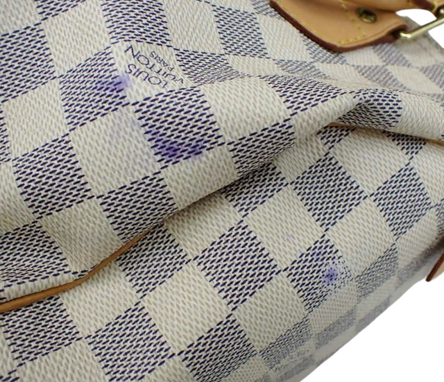 Louis Vuitton Speedy 25 -  Damier Azur (blanc)