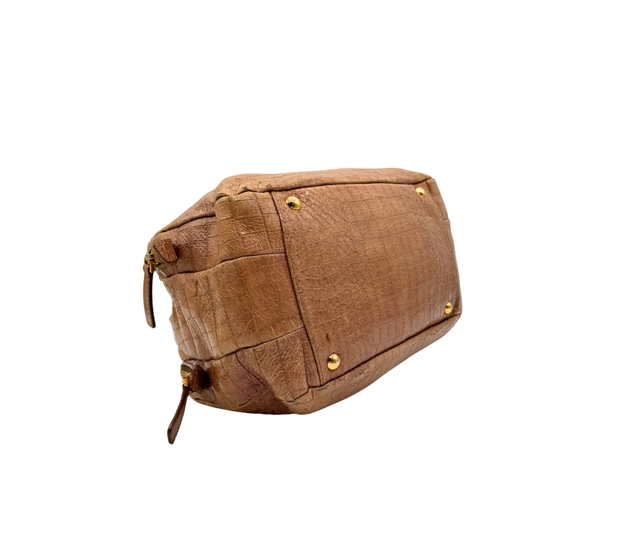 Miu Miu – Boston Cuir Effet Crocodile