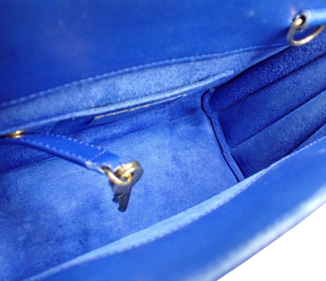 Saint Laurent – Sac de Jour Nano Bleu