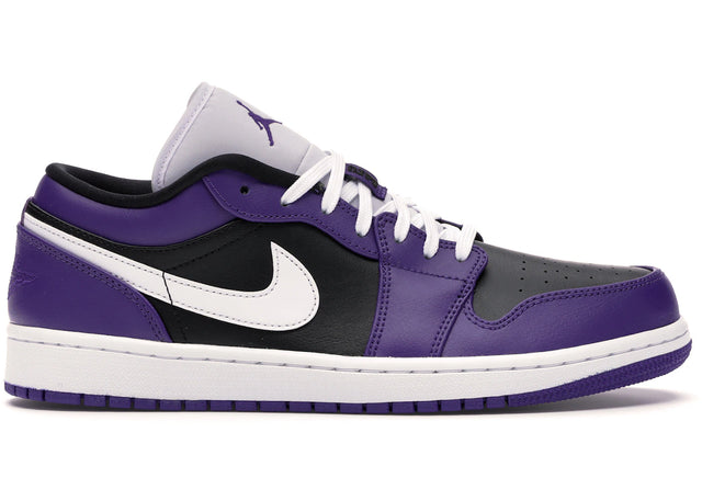 Air Jordan 1 Low Court Purple Black